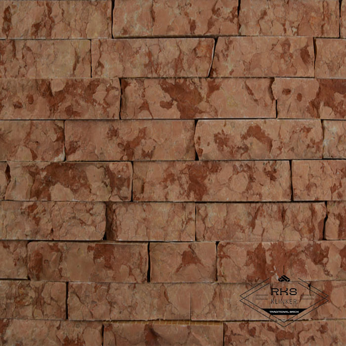 Фасадный камень Полоса - Мрамор Rojo Alicante в Курске